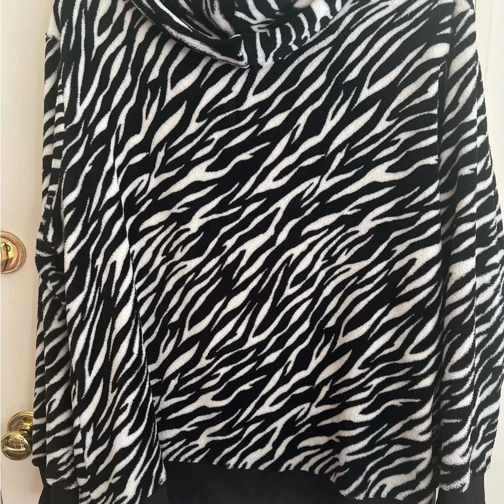 Jacket Fleece Zebra Print - Picture 4 of 4